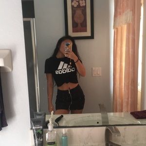 Vintage adidas mini skirt